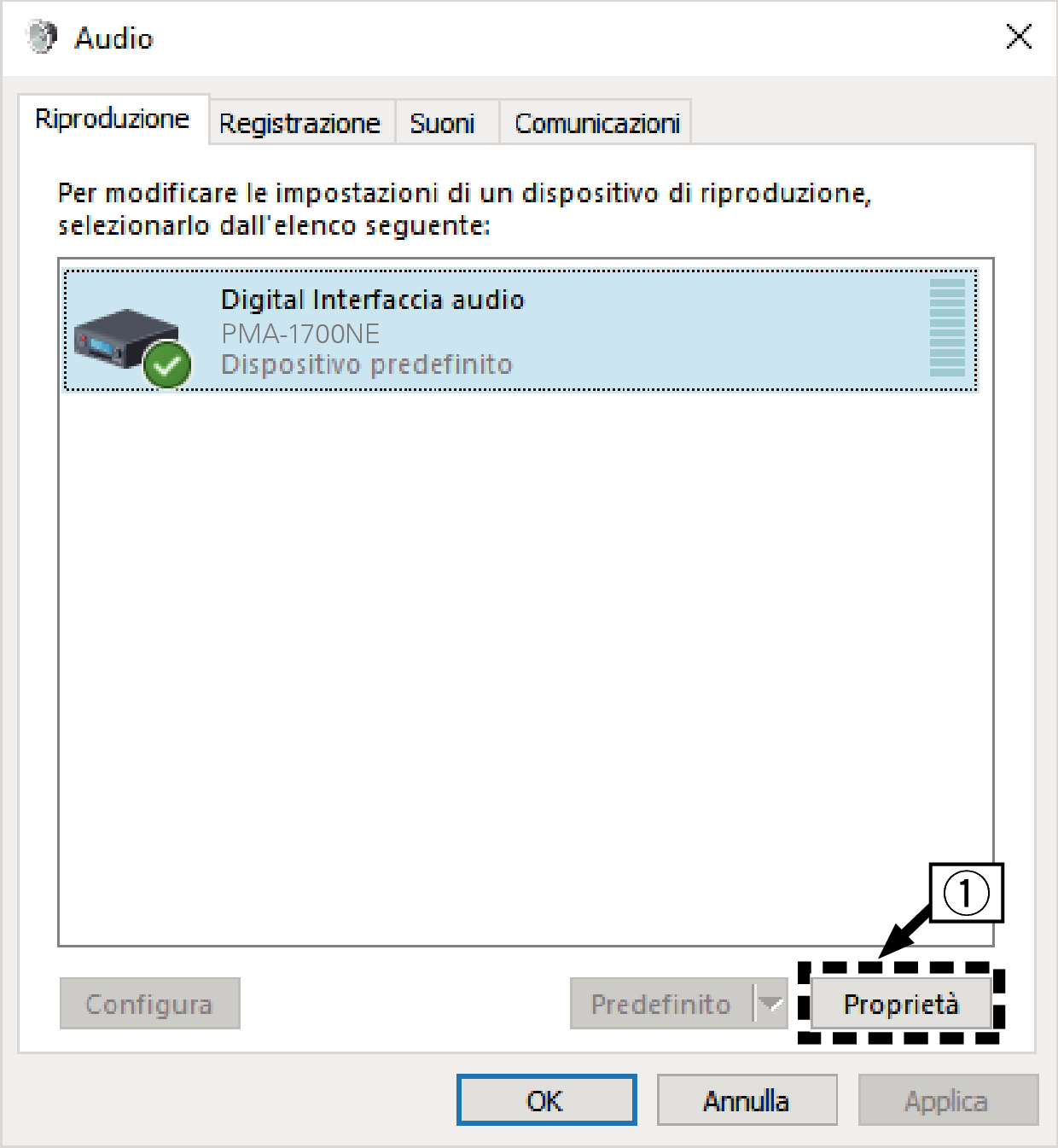 Windows setting 1 PMA1700NE